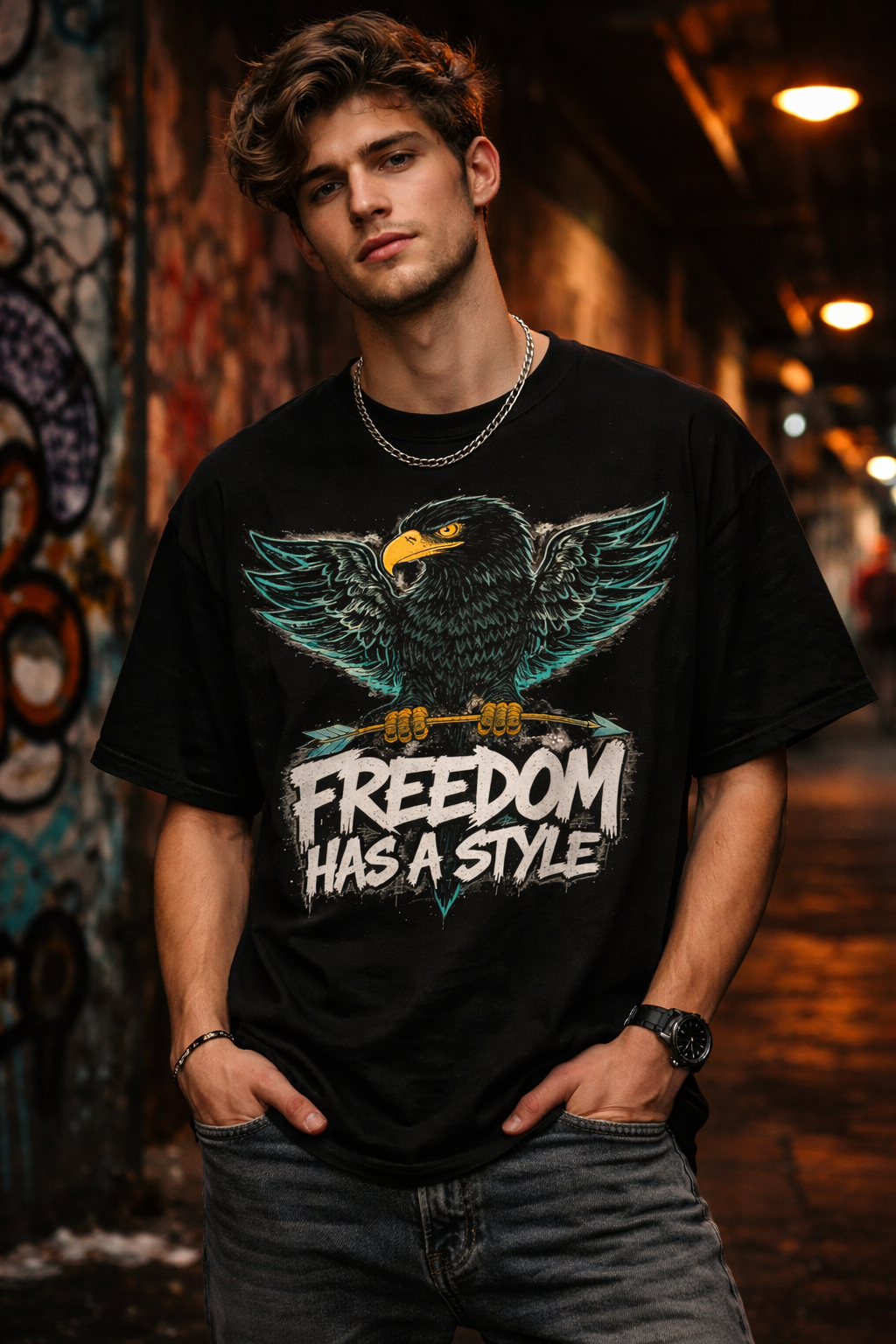 Graffiti × Animal T-Shirt | Funny Street Art Graphic Tee