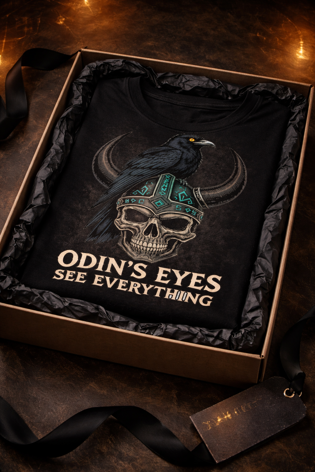 Animal × Viking T-Shirt | Norse Mythology Dark Graphic Tee