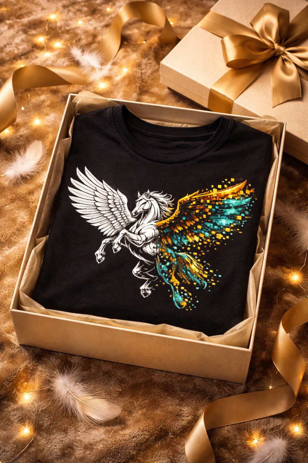 Pegasus in Mid-Flight Graphic T-Shirt