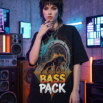 Bass Pack Wolf Subwoofer EDM Rave T-Shirt