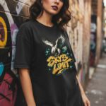 Sky’s Limit 1980s Retro Streetwear Hawk T-Shirt